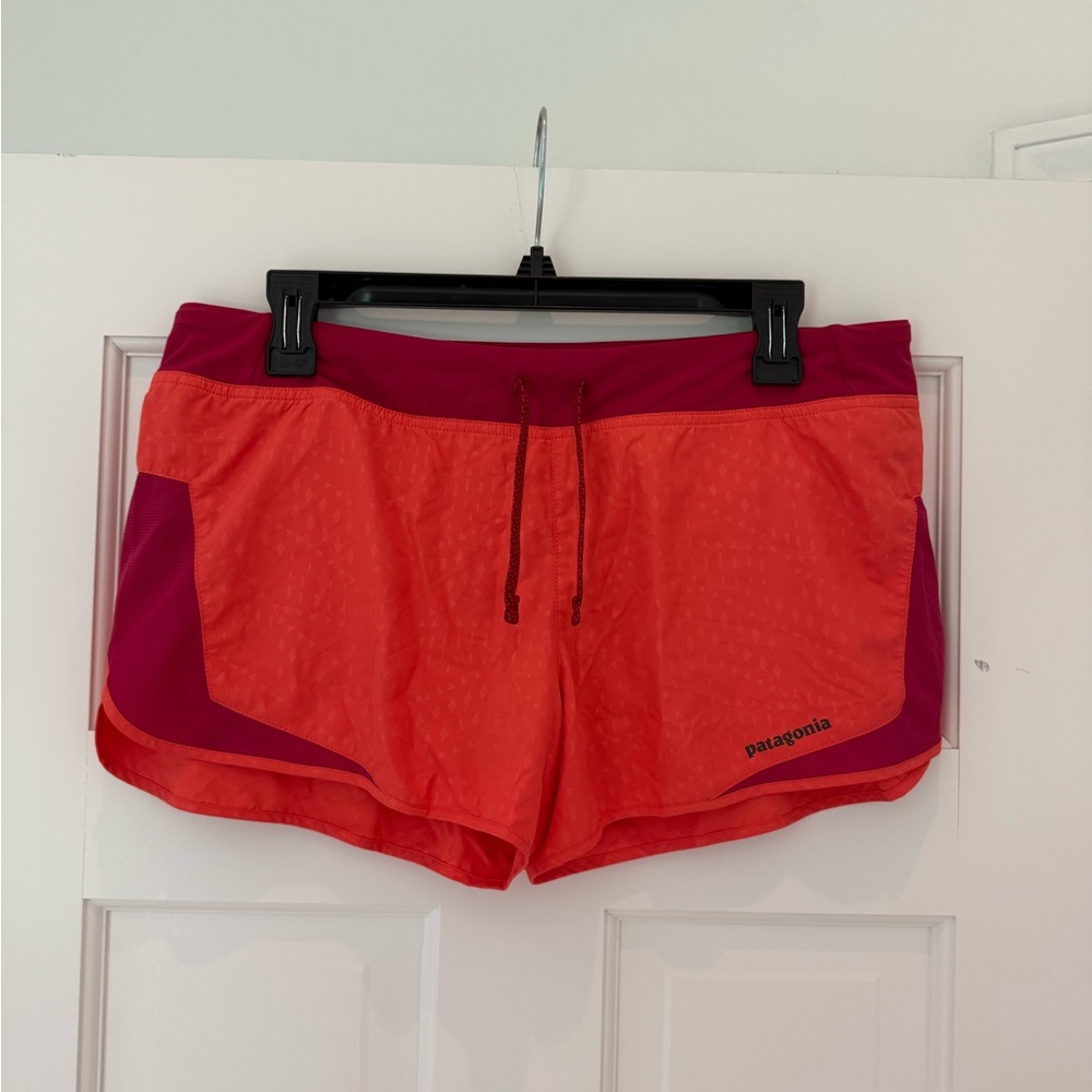 Patagonia Strider Shorts Medium running jogging athletic orange